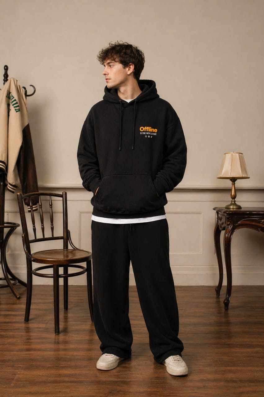 Offline Is The New Luxury Hoodie – Unisex Digital Detox Streetwear